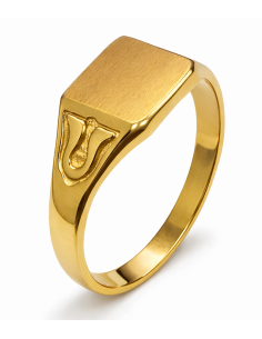 Sello Fino de Oro Cadete Macizo - Oro Amarillo 18k