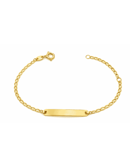 Pulsera Esclava Infantil –  Oro Amarillo 9K
