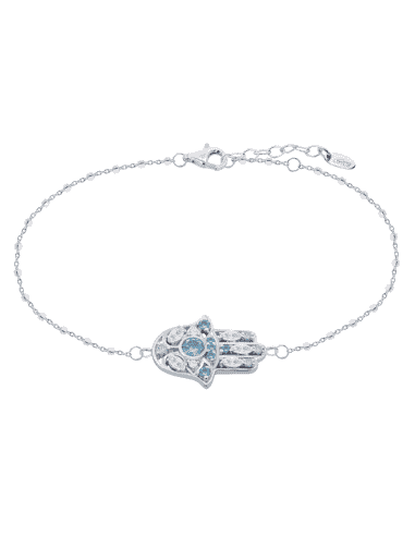 Pulsera para Mujer de Plata Mano de Fatima - Lotus LP1989-2/7