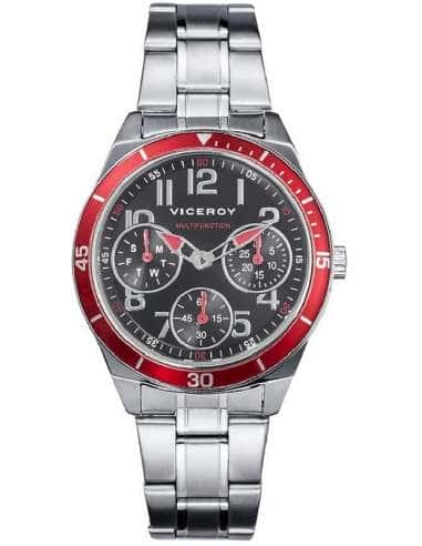 Reloj para Niño Multifunción esfera Negra con Bisel Rojo - Viceroy 432315-55
