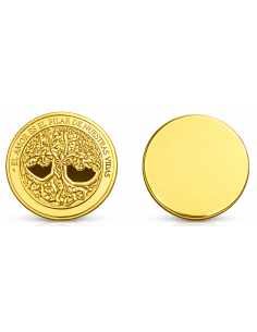 Arras de Boda de Metal Dorado Personalizadas - GA6021-D