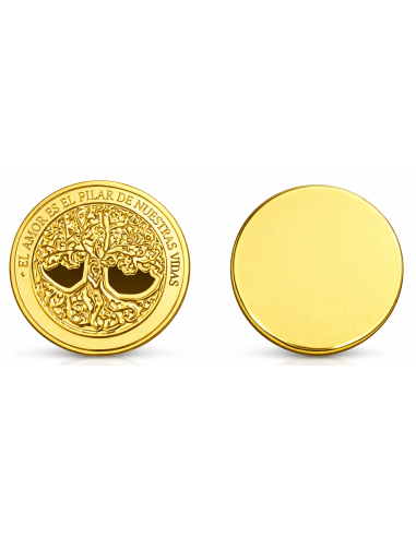 Arras de Boda de Metal Dorado Personalizadas - GA6021-D