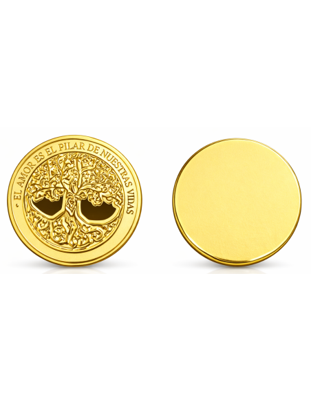 Arras de Boda de Metal Dorado Personalizadas - GA6021-D