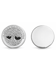 Arras de Boda de Metal Plateado Personalizadas - GA6021-P