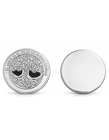 Arras de Boda de Metal Plateado Personalizadas - GA6021-P