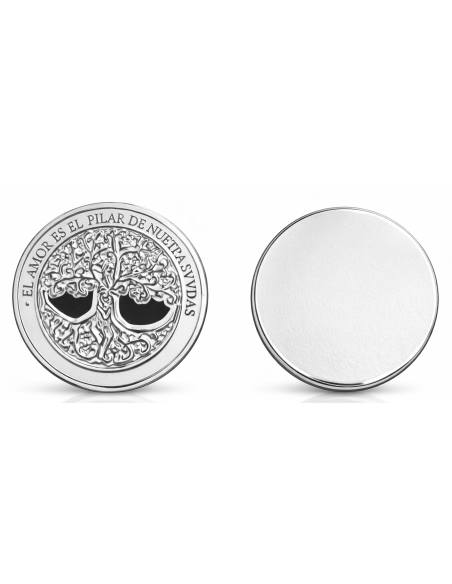 Arras de Boda de Metal Plateado Personalizadas - GA6021-P