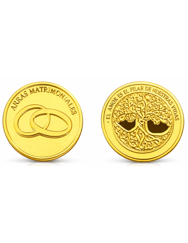 Arras de Boda de Metal Dorado - GA6021-D