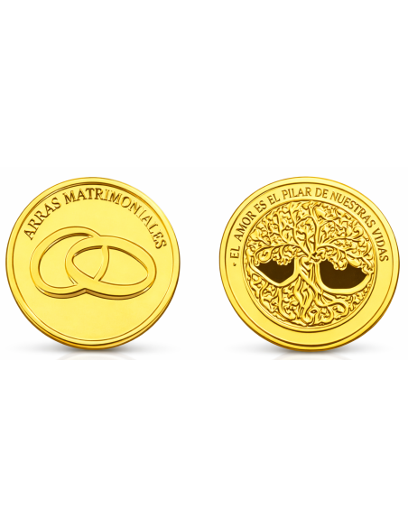 Arras de Boda de Metal Dorado - GA6021-D