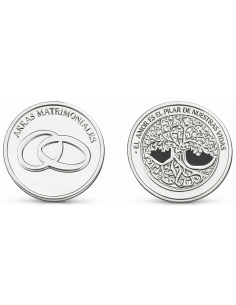 Arras de Boda de Metal Plateado - GA6021-P