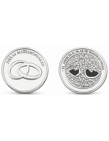 Arras de Boda de Metal Plateado - GA6021-P