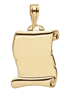 Colgante Pergamino - Oro Amarillo 18K