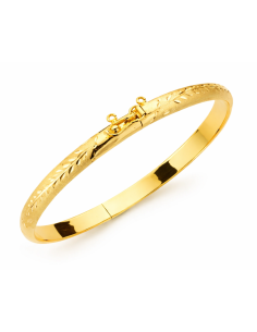 Pulsera para Mujer Media Caña - Oro amarillo 18K