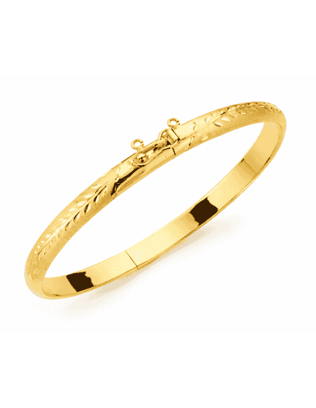 Pulsera para Mujer Media Caña - Oro amarillo 18K
