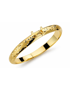 Pulsera para Mujer Media Caña - Oro amarillo 18K