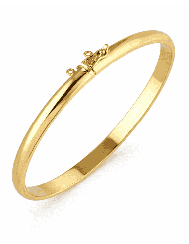 Pulsera para Mujer Media Caña - Oro amarillo 18K