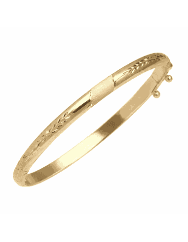 Pulsera para Mujer Media Caña - Oro amarillo 18K