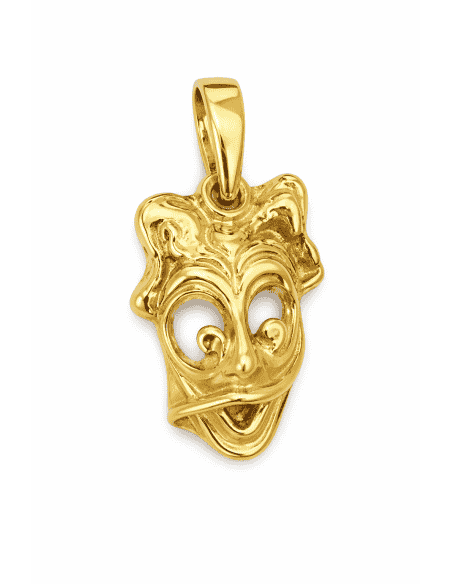 Colgante con Forma del Rostro de Daisy - Oro Amarillo 18K