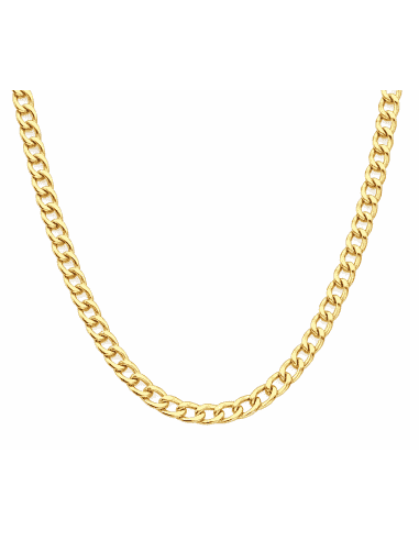 Cadena Caballero Barbada Oro - Oro Amarillo 18k