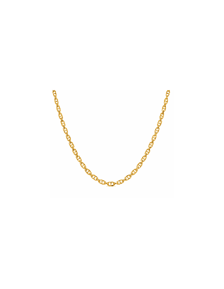 Cadena para Caballero Eslabón Ancla forzada - Oro amarillo 18K