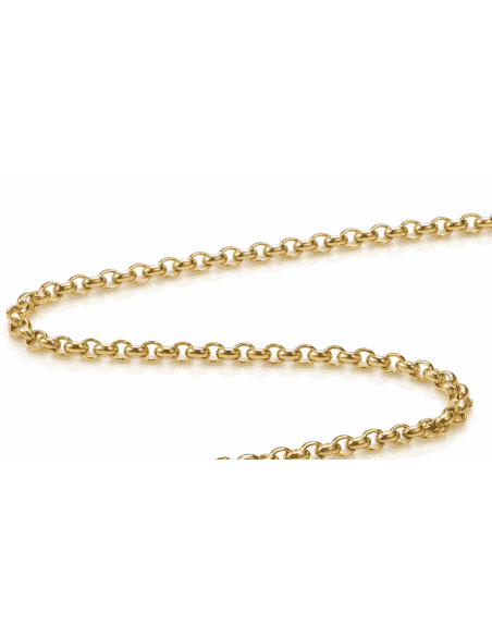 Cadena Caballero eslabón Roll-on de oro - Oro amarillo 18k