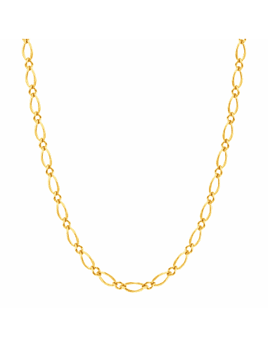 Cadena Caballero 1x1 - Oro Amarillo 18k