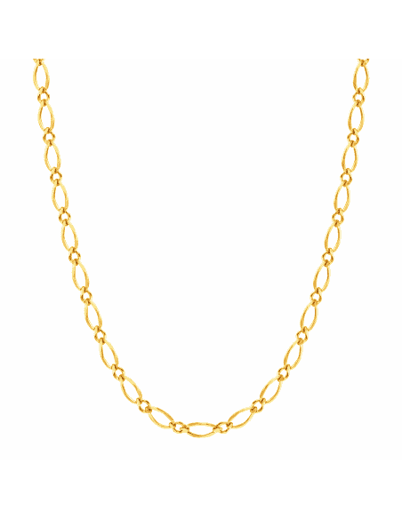 Cadena Caballero 1x1 - Oro Amarillo 18k