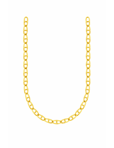 Cadena para Caballero Eslabón Ancla - Oro amarillo 18K