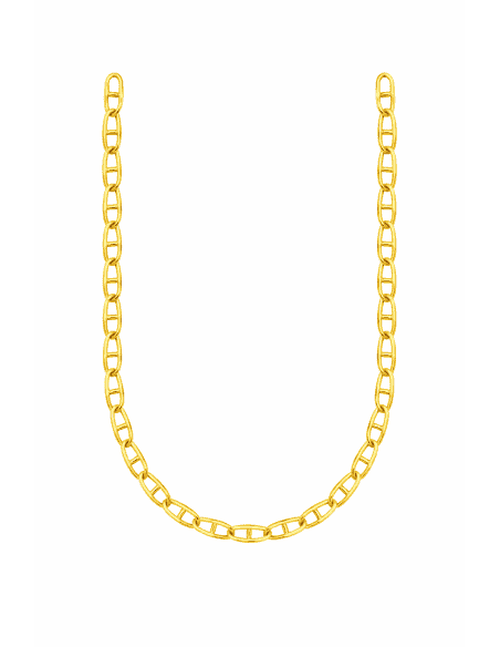 Cadena para Caballero Eslabón Ancla - Oro amarillo 18K