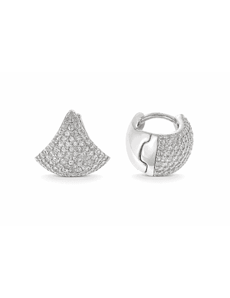 Pendientes para Mujer Triángulo Circonitas en Plata de Ley - Salvatore 136A0639