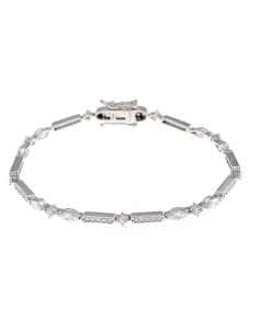 Pulsera para Mujer de plata con circonitas -Salvatore 136P0228