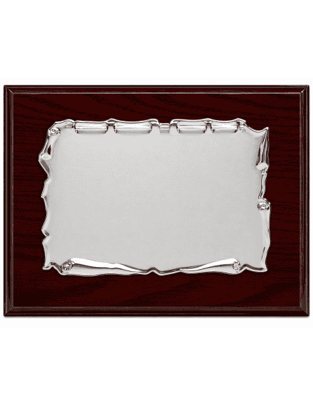Placa Homenaje Aluminio Pergamino - P-2051( Grabado Incluido)