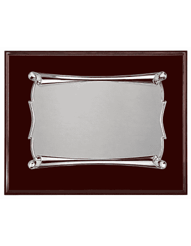 Placa Homenaje Aluminio Pergamino - P-2062 ( Grabado Incluido)