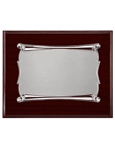Placa Homenaje Aluminio Pergamino - P-2062 ( Grabado Incluido)