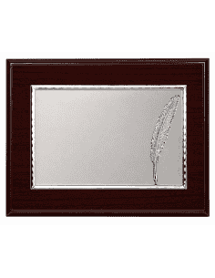 Placa Homenaje Plata Bilaminada Pluma - P2027-1 (Grabado incluido)