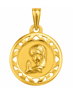 Medalla Virgen Niña - Oro Amarillo 18K