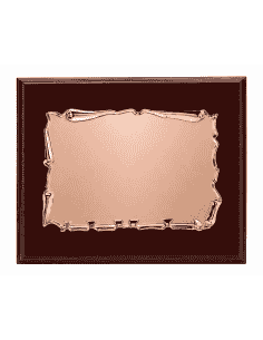 Placa Homenaje Aluminio Pergamino Rose - P-2046 ( Grabado Incluido)