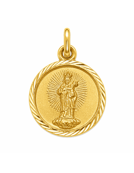 Medalla Virgen Loreto - Oro Amarillo 18k