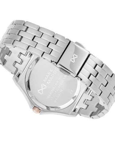 Reloj para Mujer  Bicolor con Esfera Azul y Detalles en Dorado Rosado - Mark Maddox MM7101-37