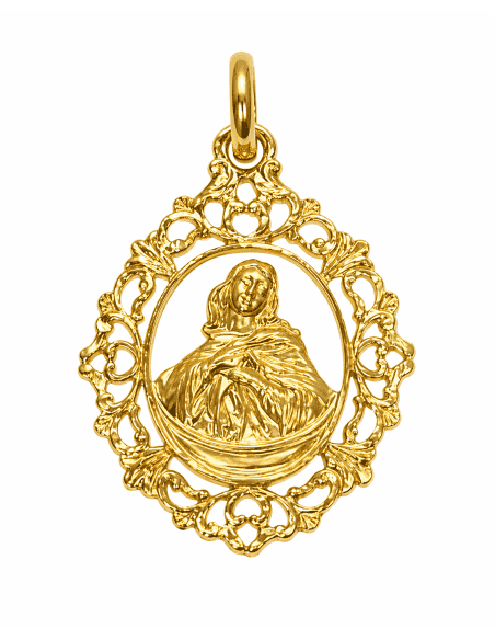 Medalla Virgen de la Inmaculada - Oro Amarillo 18k