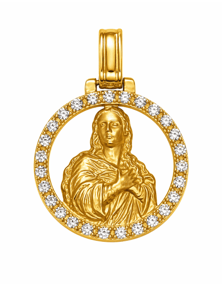 Medalla Virgen de la Inmaculada - Oro Amarillo 18k