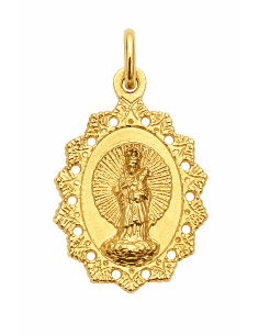 Medalla Virgen de Loreto - Oro Amarillo 18k