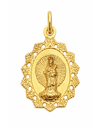 Medalla Virgen de Loreto - Oro Amarillo 18k