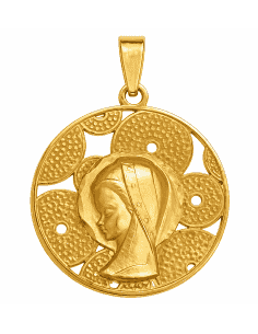 Medalla Virgen Niña - Oro Amarillo 18K