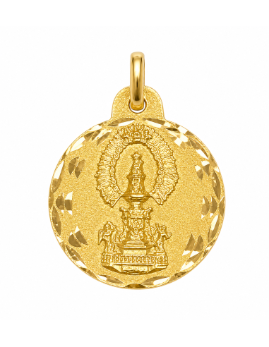 Medalla Virgen del Pilar - Oro Amarillo 18k