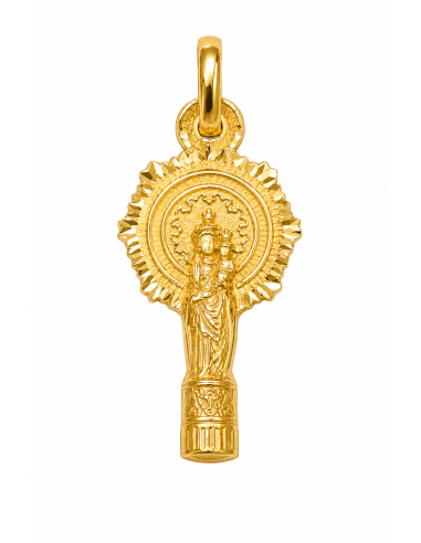 Medalla Virgen del Pilar - Oro Amarillo 18K