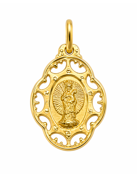 Medalla Virgen de Loreto - Oro Amarillo 18k
