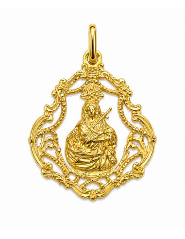 Medalla Virgen de los Dolores de Gáldar - Oro Amarillo 18k
