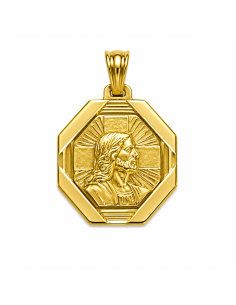 Medalla Corazón de Jesús - Oro Amarillo 18K