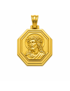Medalla Corazón de Jesús - Oro Amarillo 18K