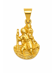 Medalla San Cristóbal - Oro Amarillo 18k